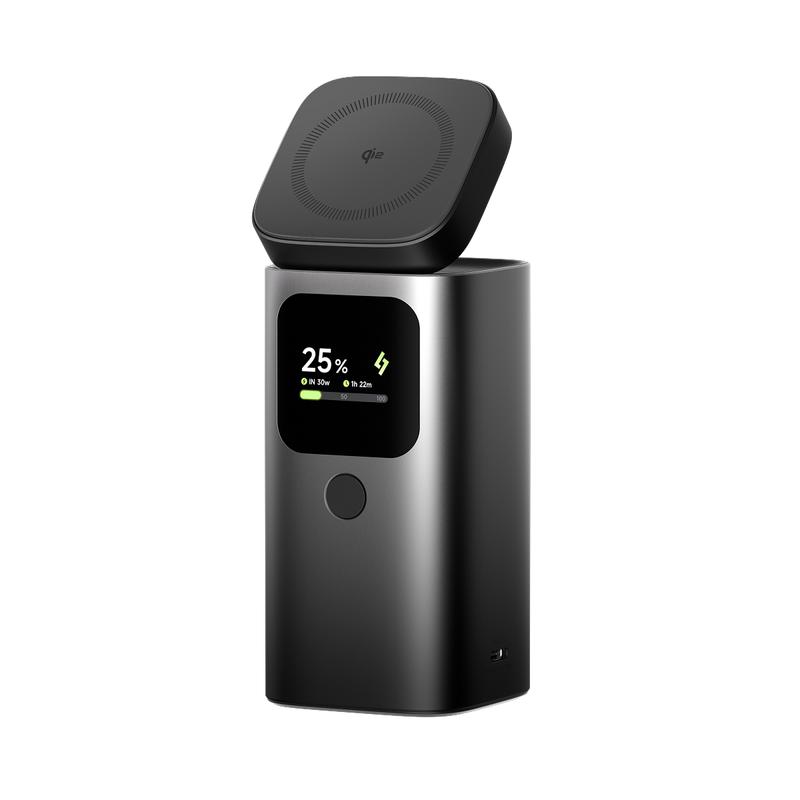 SHARGE StandMag 15000 Power Bank(115W, 15K, Qi2, 3 Ports)