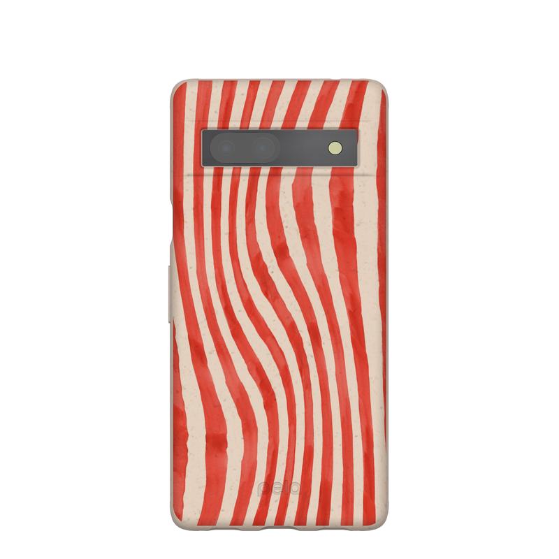 Seashell Big Top Stripes Google Pixel 7a Case