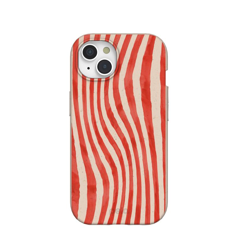 Seashell Big Top Stripes iPhone 15 Case