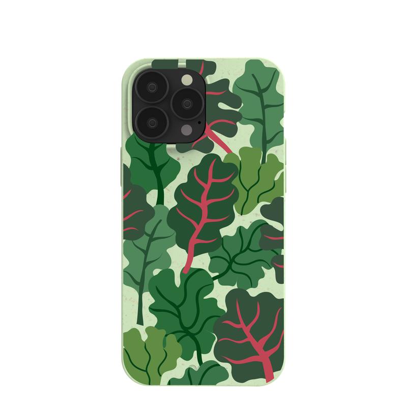 Sage Green Leafy Greens iPhone 13 Pro Max Case