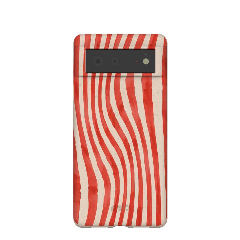 Seashell Big Top Stripes Google Pixel 6 Case