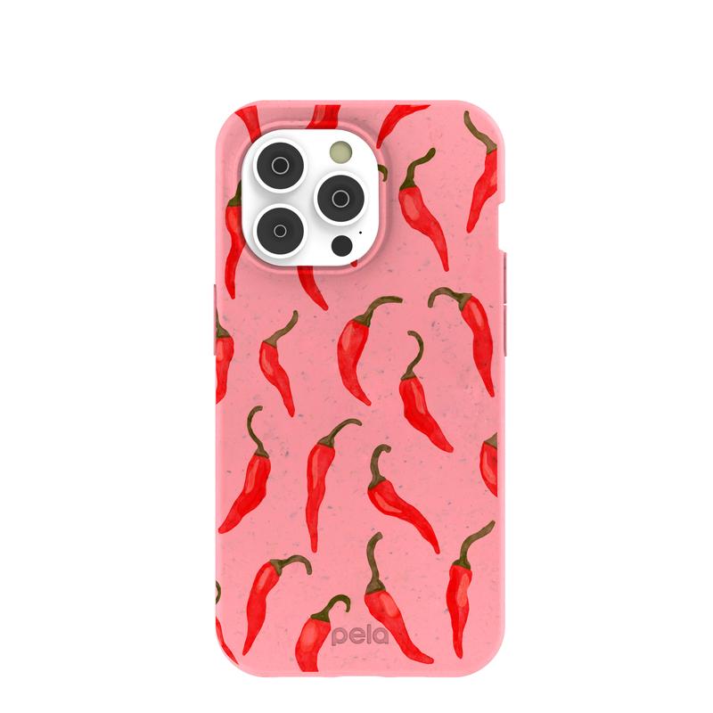 Bubblegum Pink Heatwave iPhone 14 Pro Case