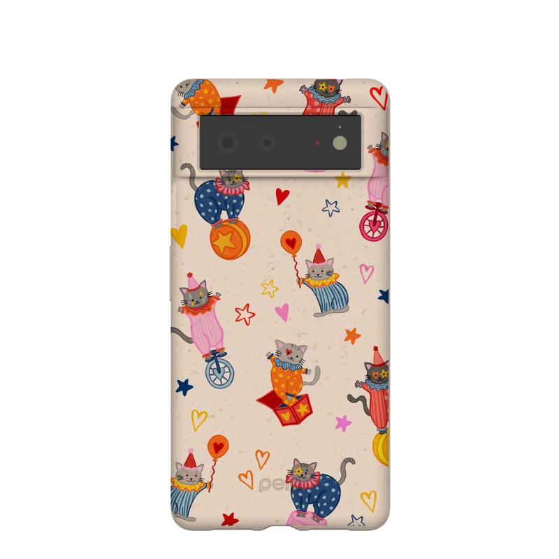 Seashell Cat Clowns Google Pixel 6 Case