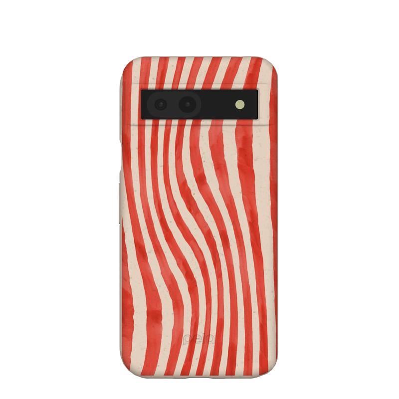 Seashell Big Top Stripes Google Pixel 8a Case