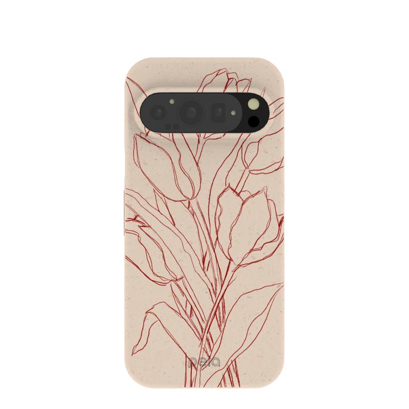 Seashell Tulip Bouquet Google Pixel 9/9 Pro Case