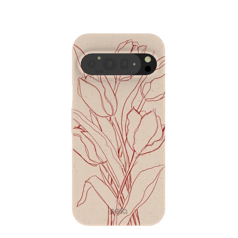 Seashell Tulip Bouquet Google Pixel 9 Pro XL Case