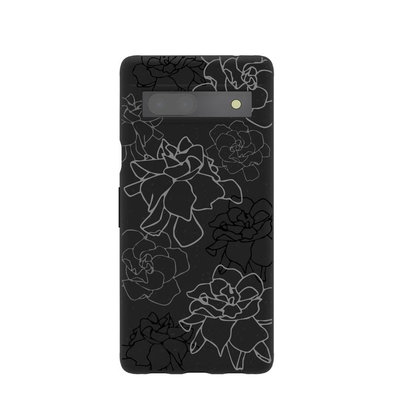 Black Gardenia Lines Google Pixel 7a Case