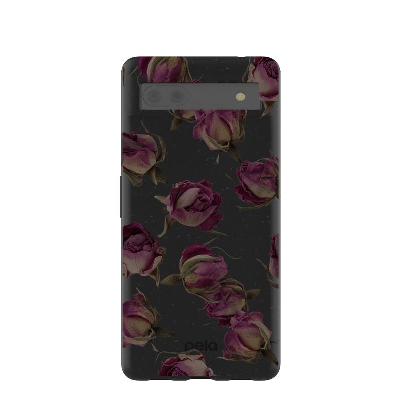 Black Dried Rosebuds Google Pixel 6a Case