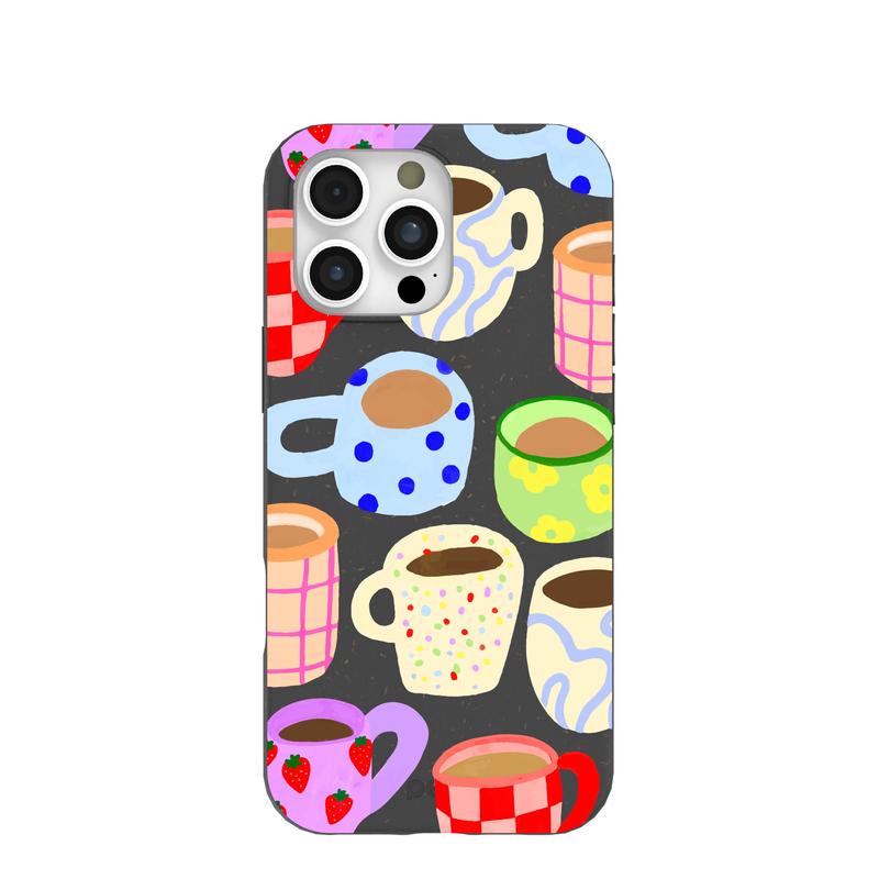 Black Cup of Joy iPhone 16 Pro Max Case