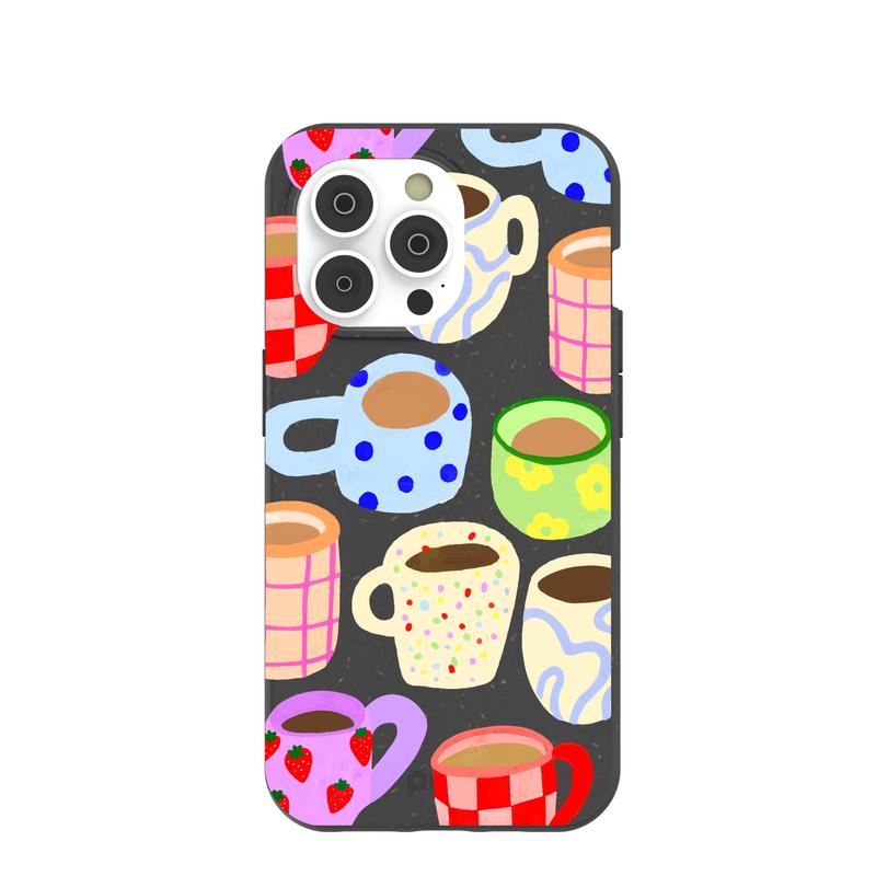 Black Cup of Joy iPhone 14 Pro Case