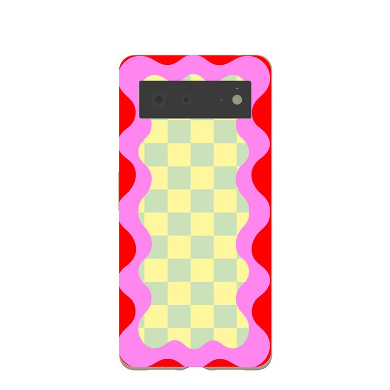 Seashell Warp Grid Google Pixel 6 Case