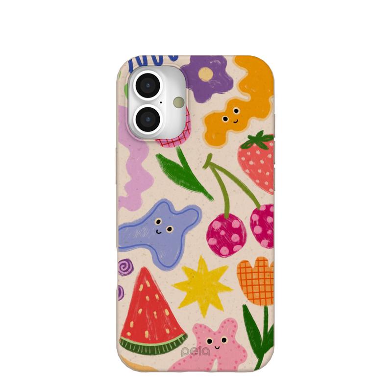 Seashell Whimsy Shapes iPhone 16 Plus Case
